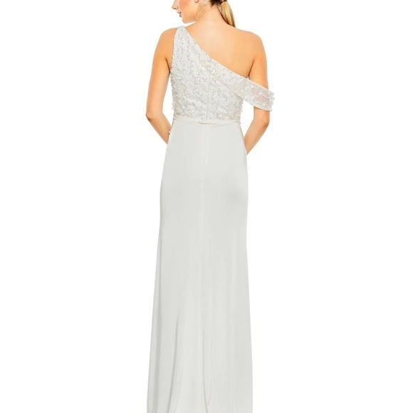 Mac Duggal 11264 NWT EMBELLISHED DROP SHOULDER COLUMN GOWN - Picture 2 of 7